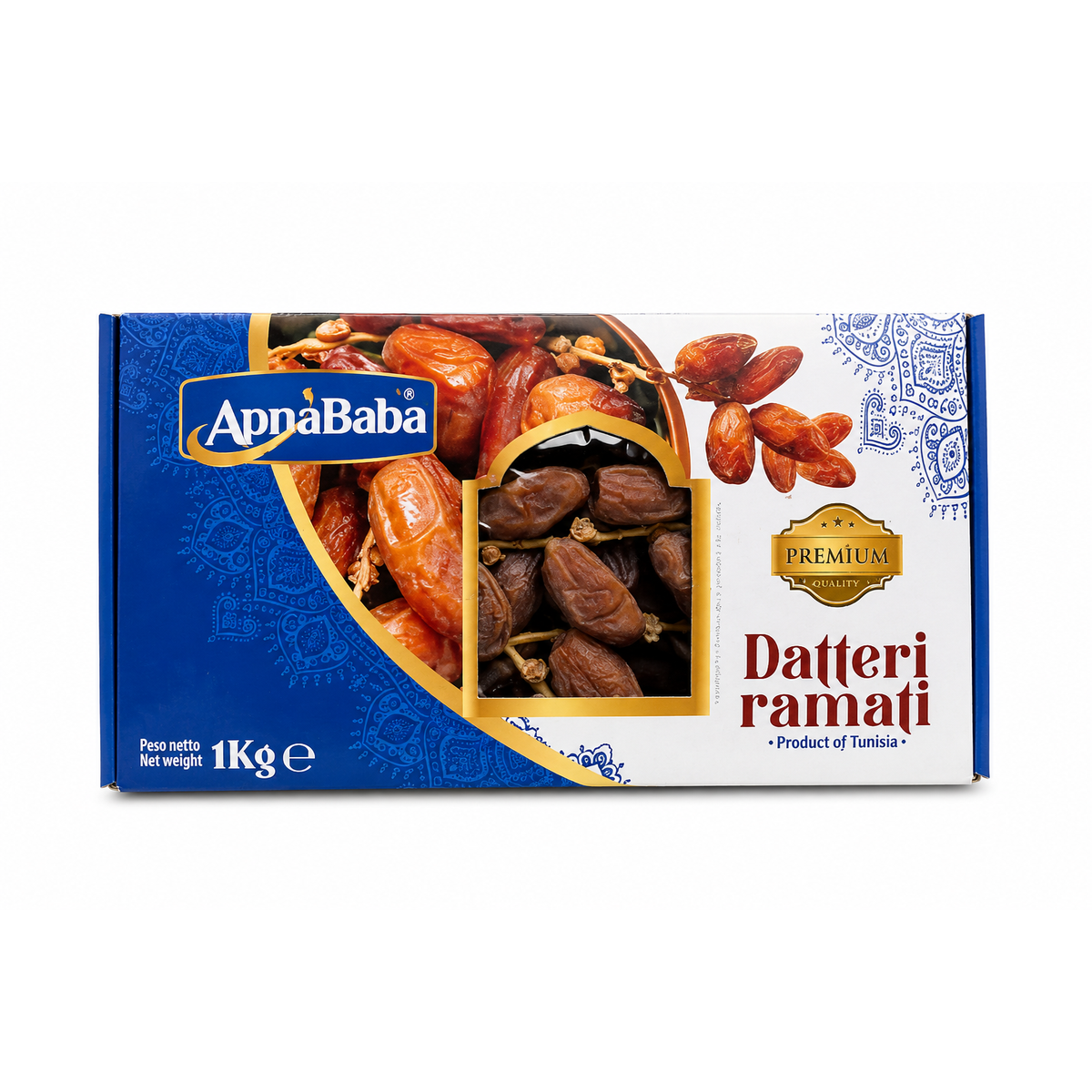 ApnaBaba Datteri Ramati 1kg – Curmale Premium din Tunisia