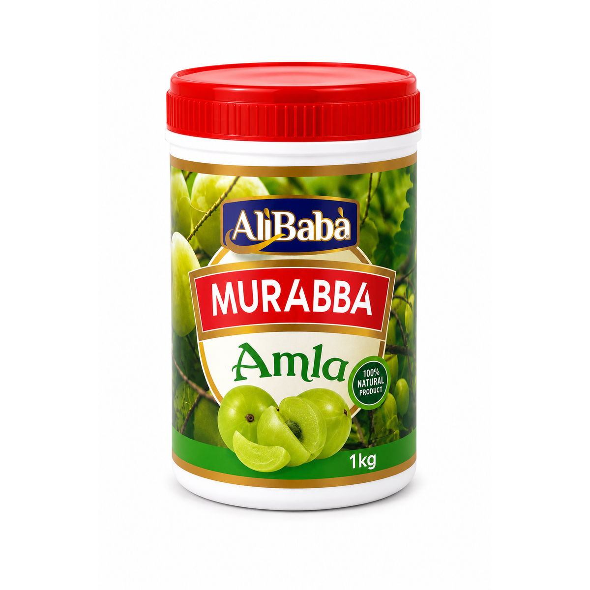 AliBaba Murabba Amla 1kg – Dulceață Tradițională din Agrișe Indiene