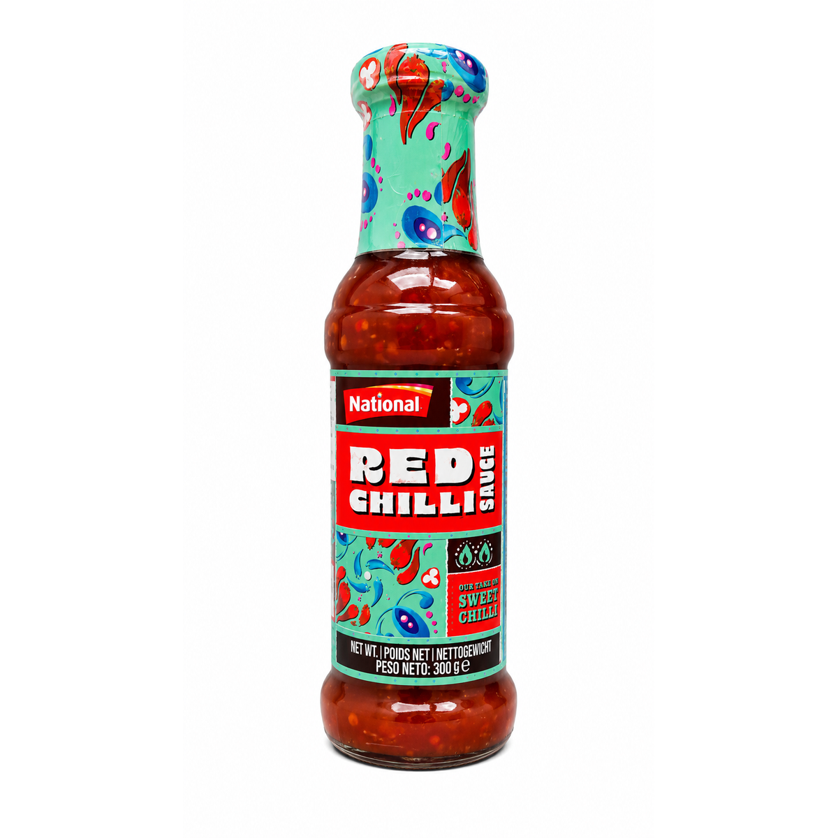 National Red Chilli Sauce – Sos Dulce-Picant cu Ardei Chili 300 g