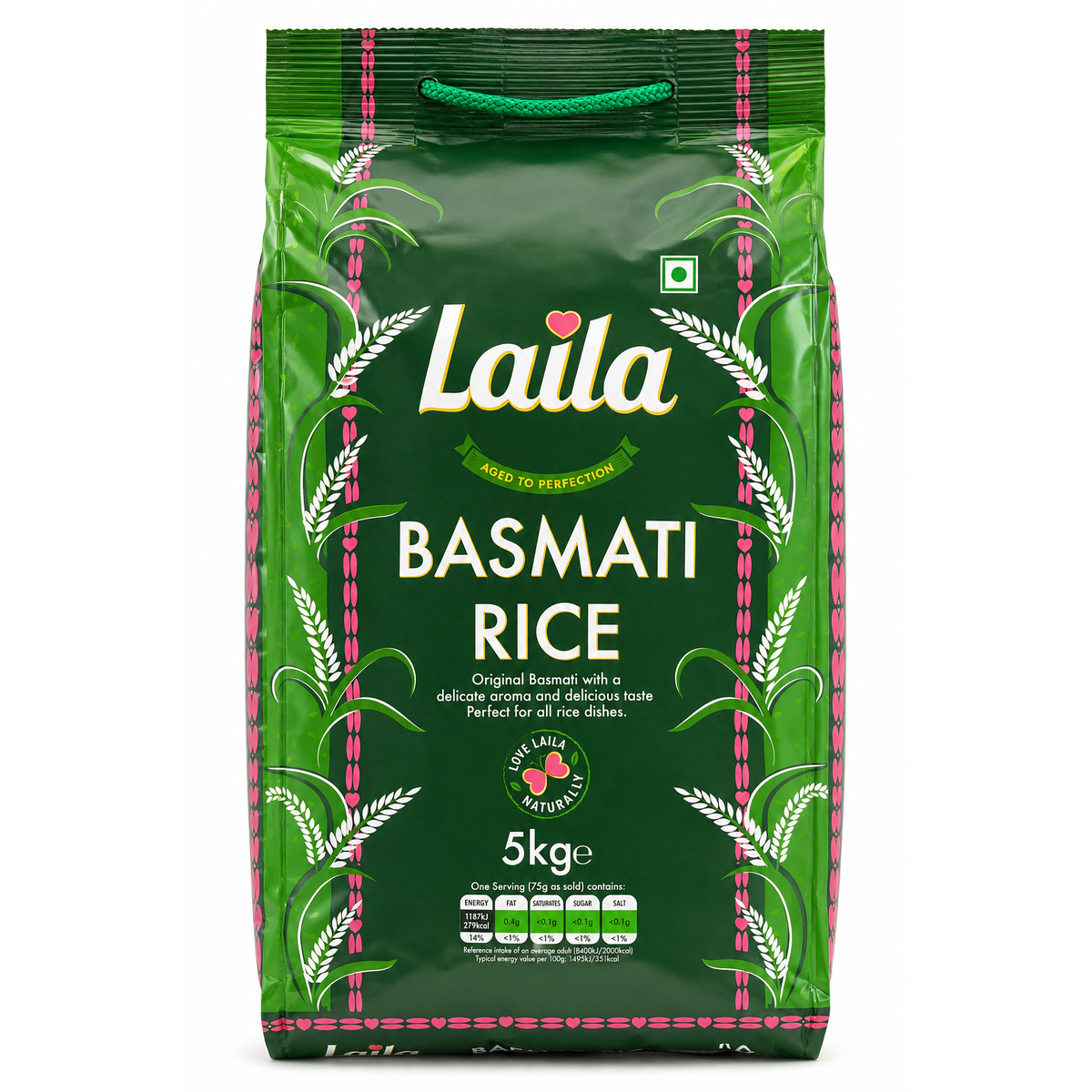 Orez Basmati Laila Premium 5 kg – Aromă Autentică și Boabe Extra Lungi