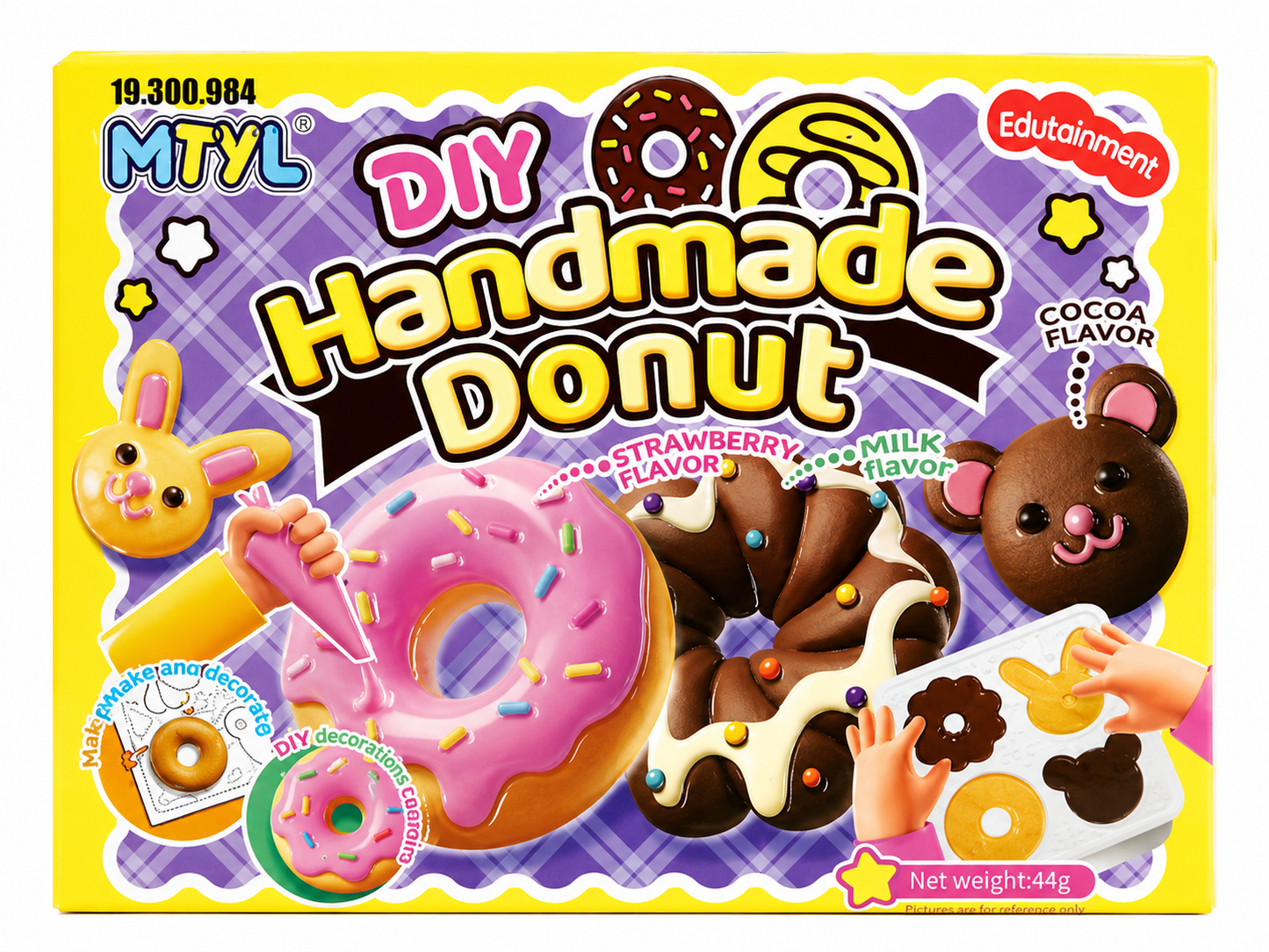 Kit DIY Handmade Donut – Set Creativ pentru Realizarea Gogoșilor | 44 g