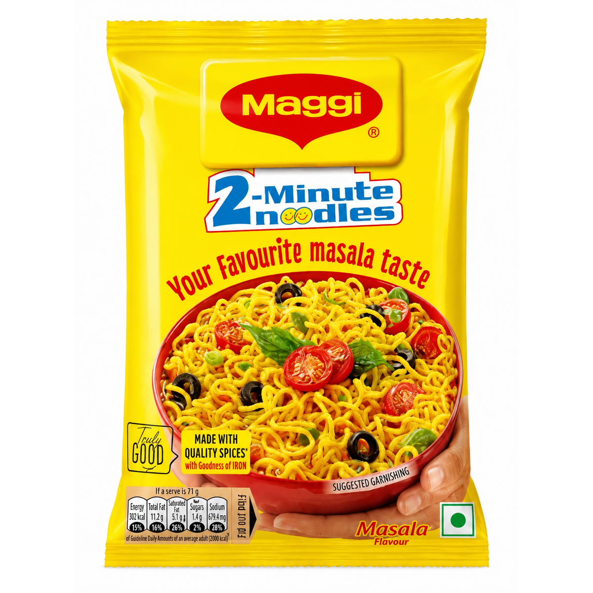 Tăiței Instant Maggi 2-Minute Noodles cu Aromă Masala 70 g