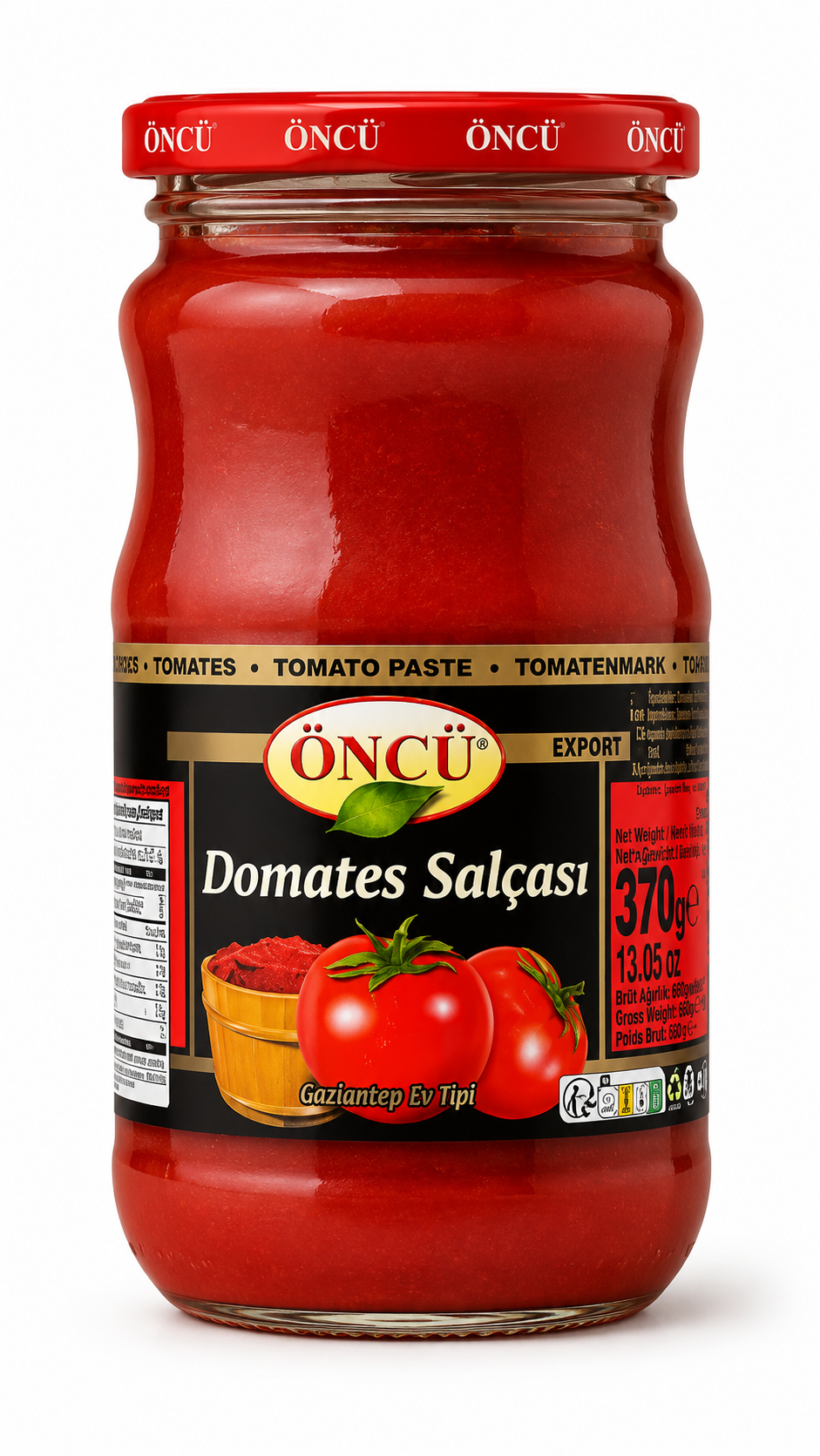 Öncü Pastă de Roșii Tradițională (Domates Salçası) 370g