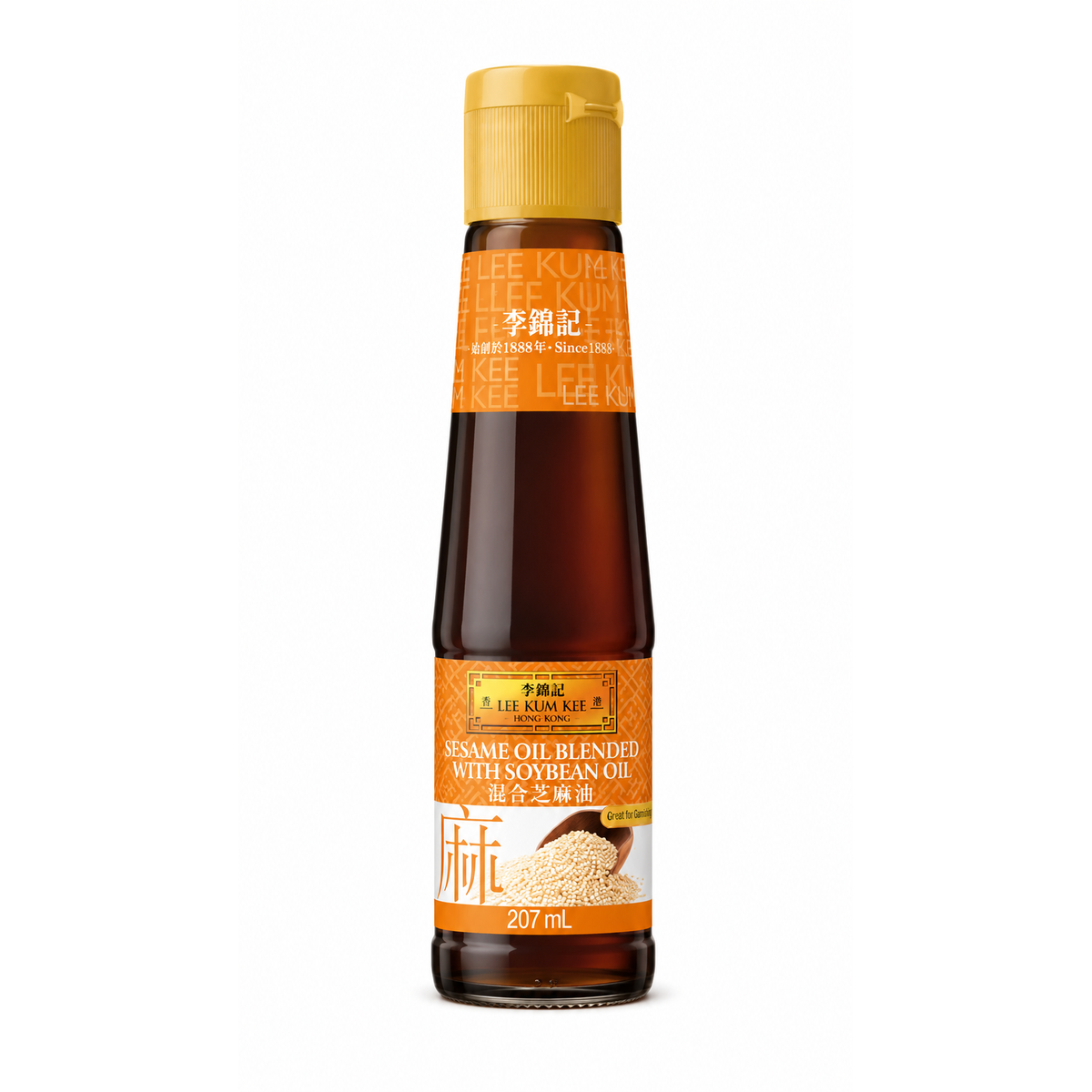 Lee Kum Kee Ulei de Susan cu Ulei de Soia 207ml – Sesame Oil Blended with Soybean Oil pentru Bucătăria Asiatică
