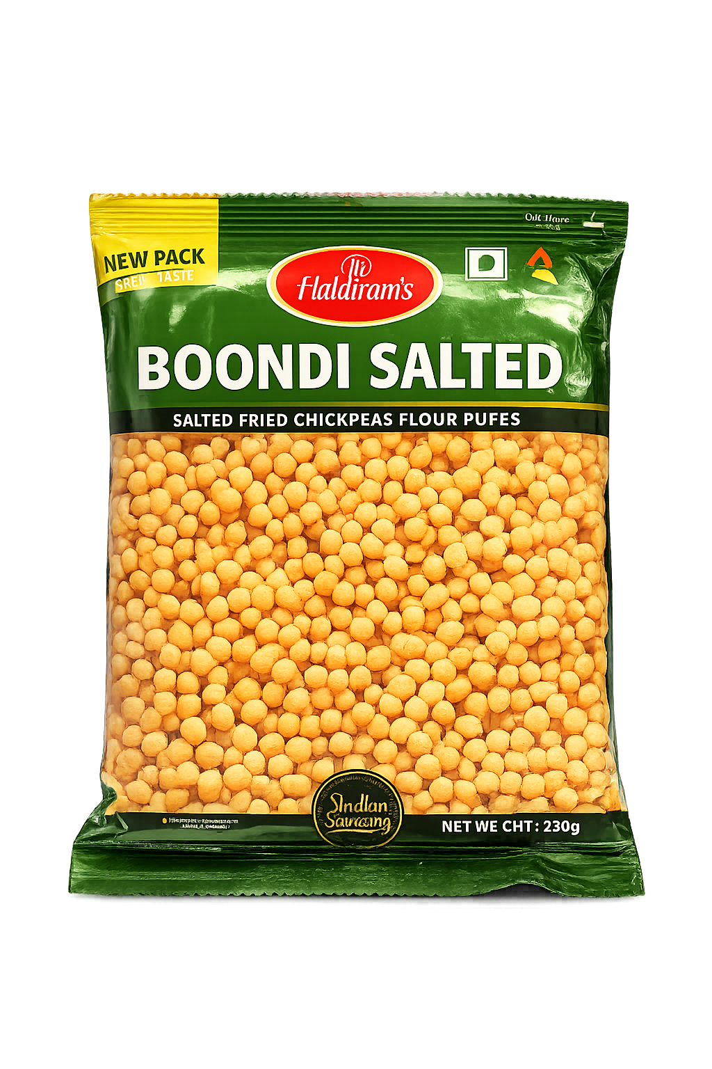 Haldiram's Boondi Salted 200g – Gustare Crocantă din Făină de Năut