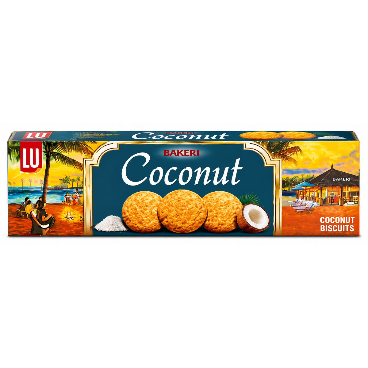 LU Bakeri Coconut Biscuits 66g – Biscuiți Crocanți cu Aromă de Cocos