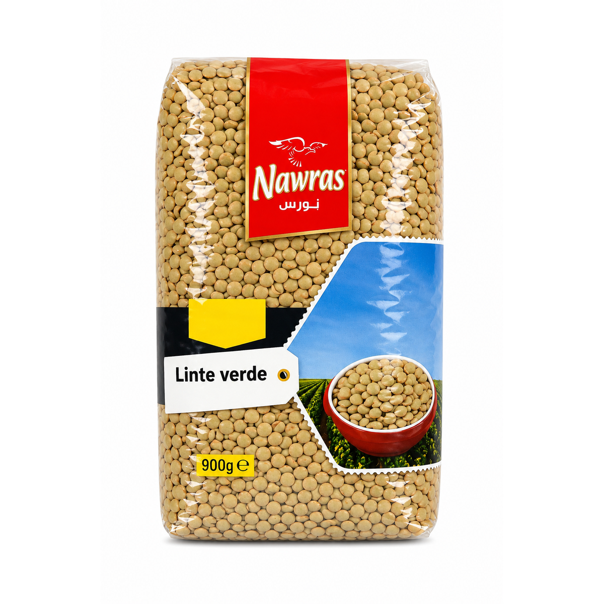 Linte Verde Nawras 900g – Linte Verde Uscată pentru Supe, Tocănițe și Garnituri
