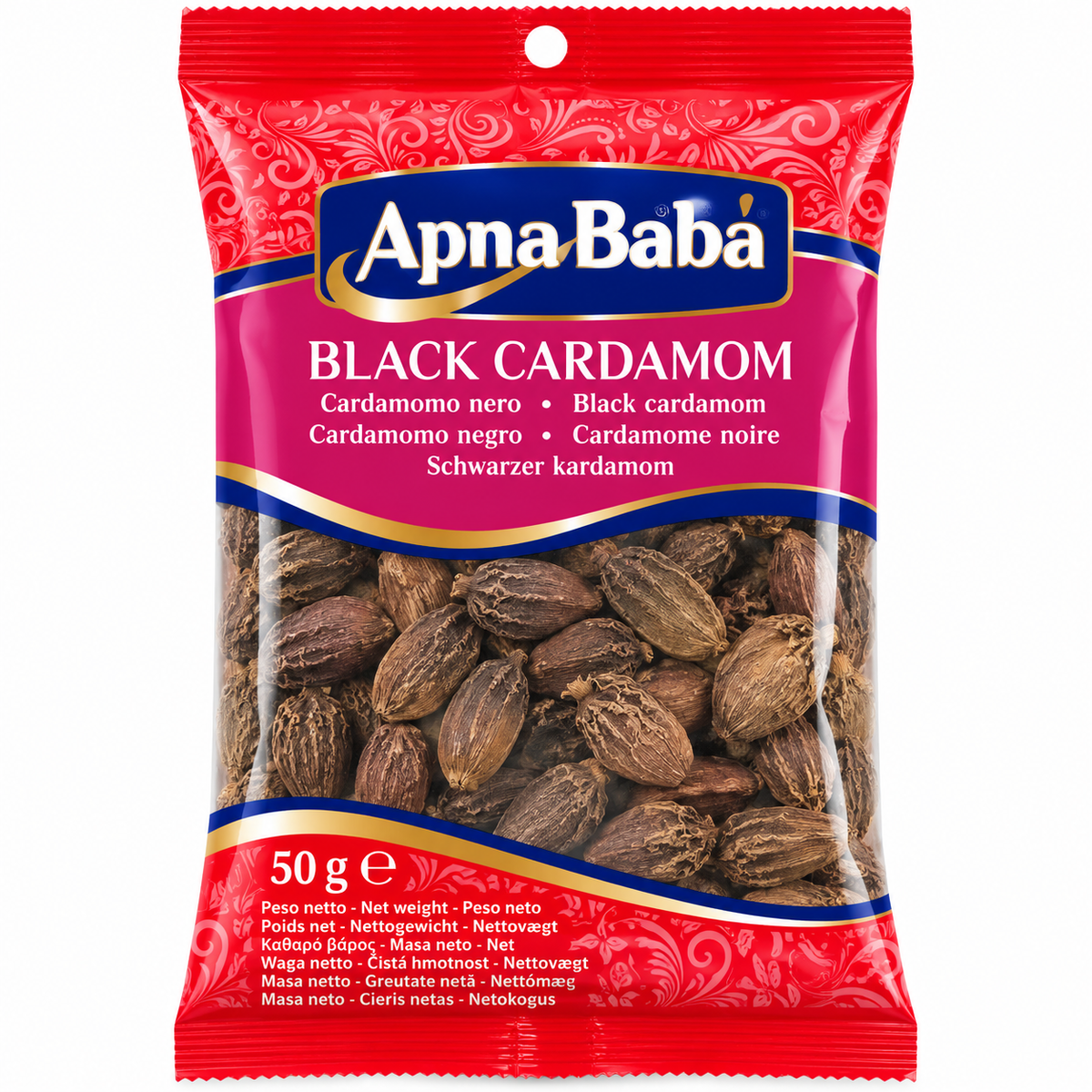 Apna Baba Black Cardamom – Cardamom Negru 50 g