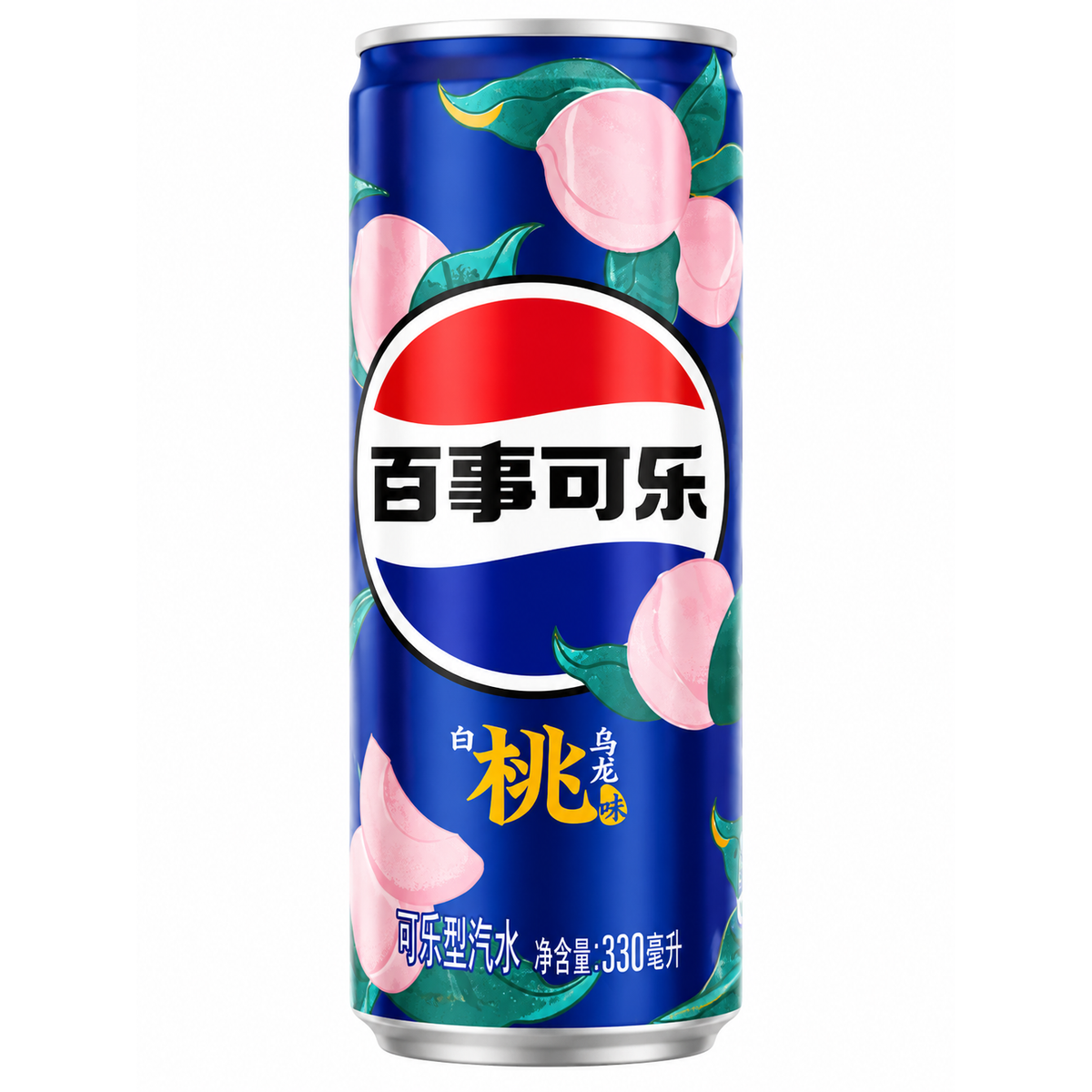 Pepsi White Peach Oolong – Cola cu Piersică Albă și Ceai Oolong 330 ml