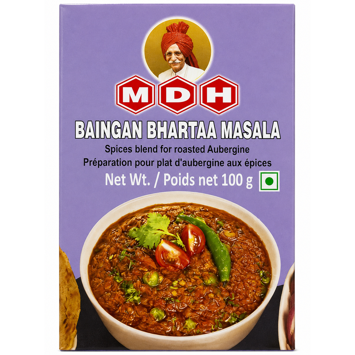 MDH Baingan Bhartaa Masala – Mix de Condimente pentru Vinete 100g