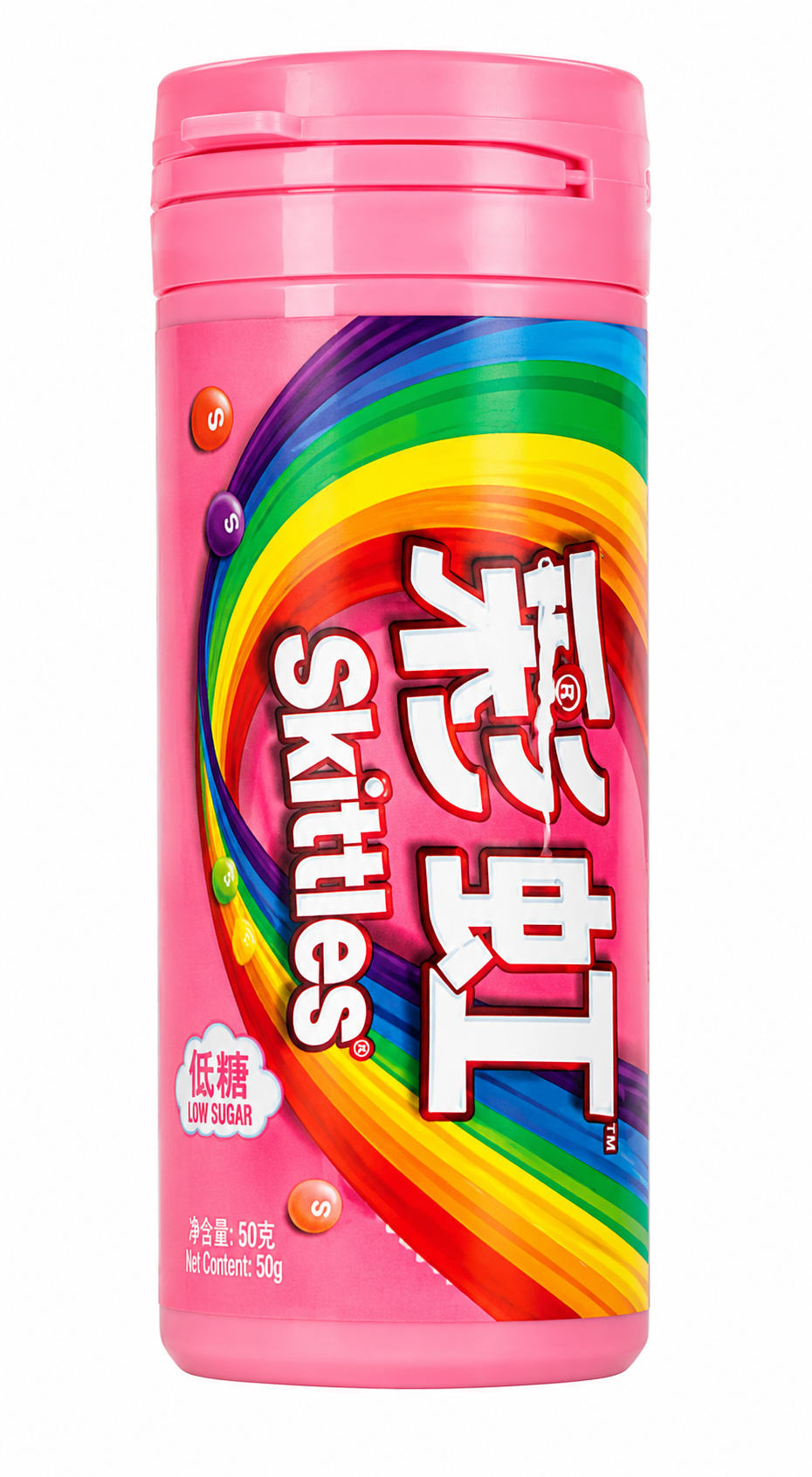 Skittles Rainbow Candy – Bomboane Fructate în Tub 50 g
