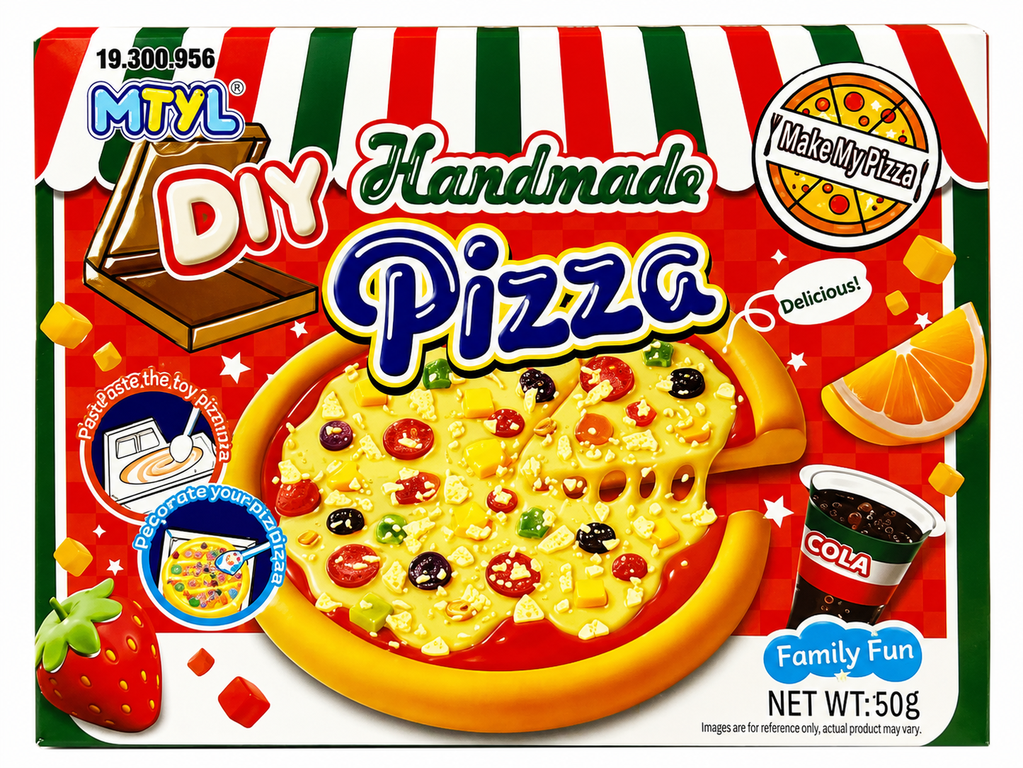 Kit DIY Handmade Pizza – Set Creativ pentru Realizarea Pizzei | 50 g