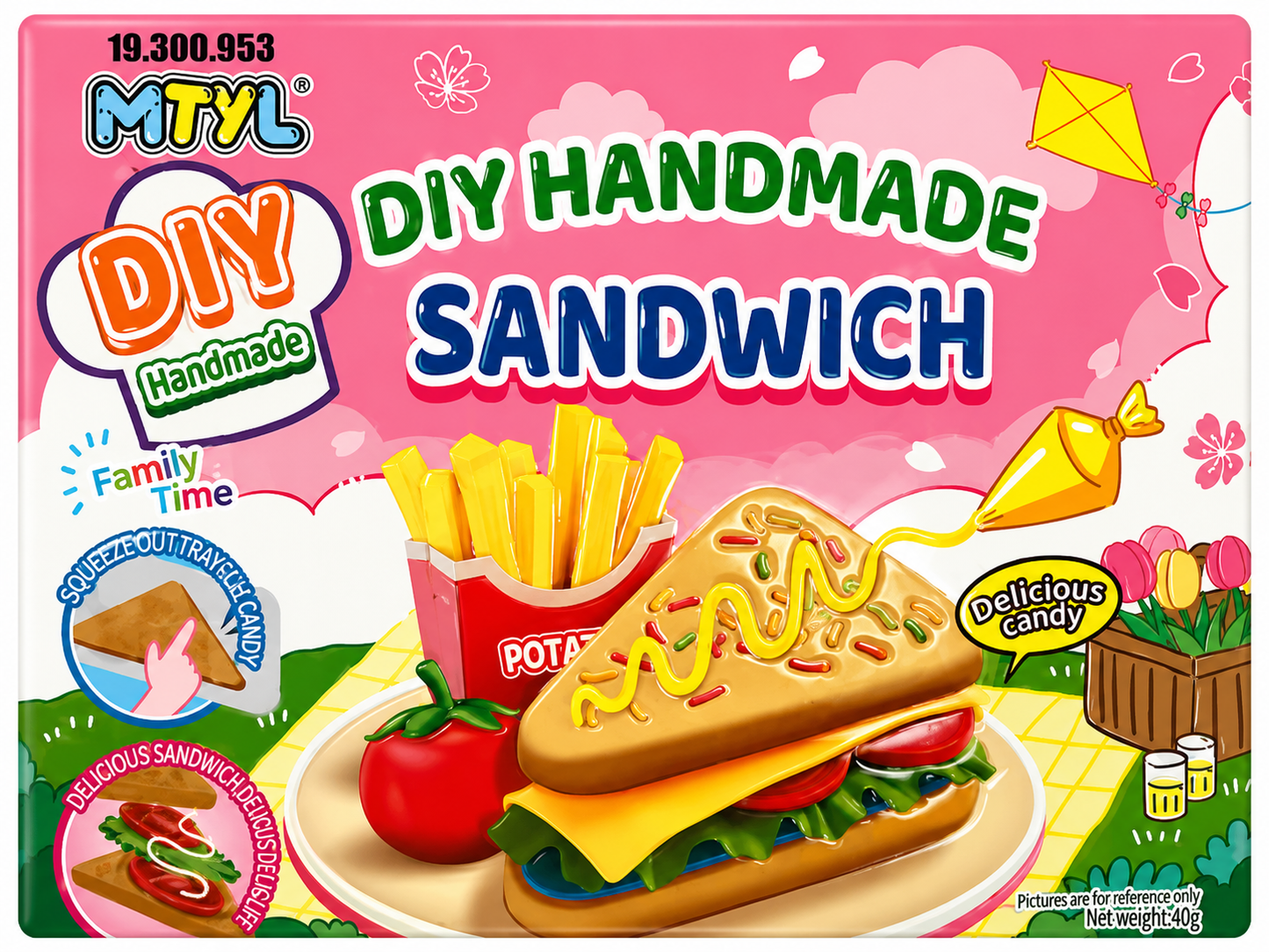 Kit DIY Handmade Sandwich – Set Creativ pentru Realizarea Sandvișurilor | 40 g