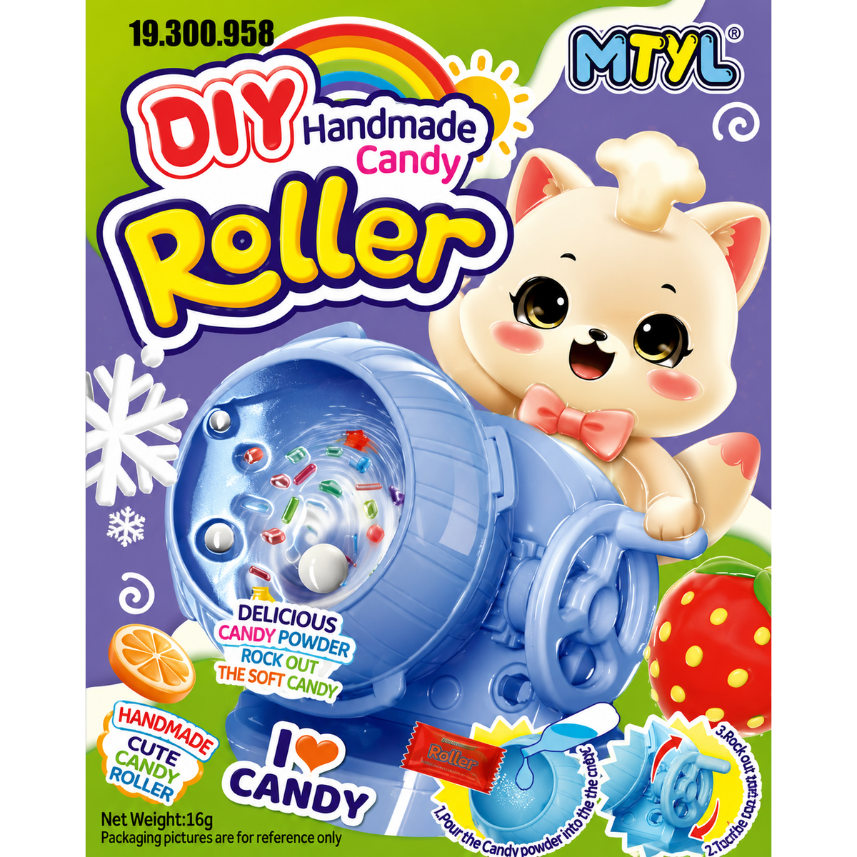 Kit DIY Handmade Candy Roller – Set Creativ pentru Prepararea Dulciurilor | 16 g