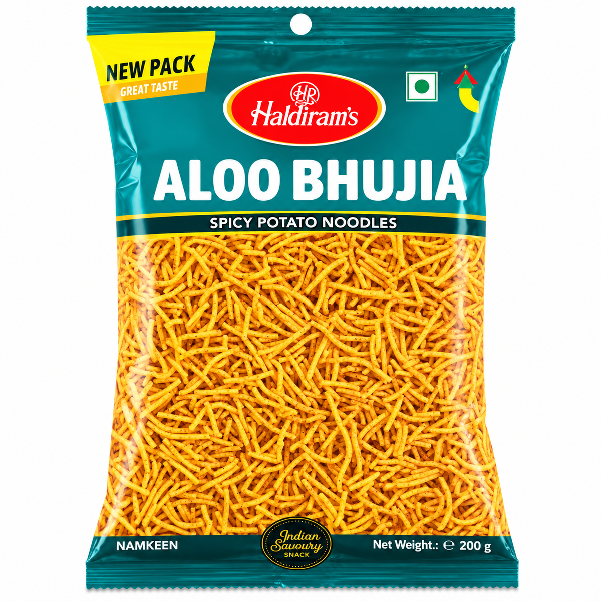 Haldiram's Aloo Bhujia – Gustări Crocante din Cartofi 200 g