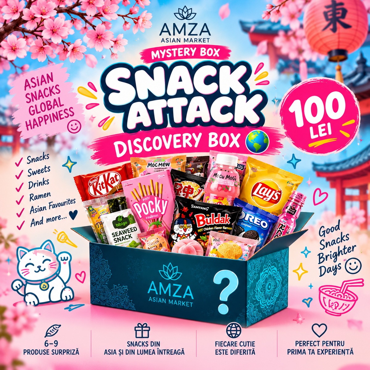 🎁 AMZA Mystery Box – Discovery Box 🌏