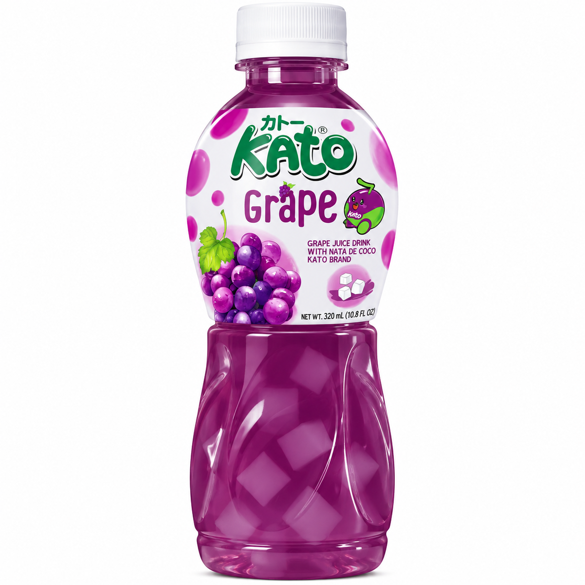 Kato Grape – Băutură cu Struguri și Nata de Coco 320 ml