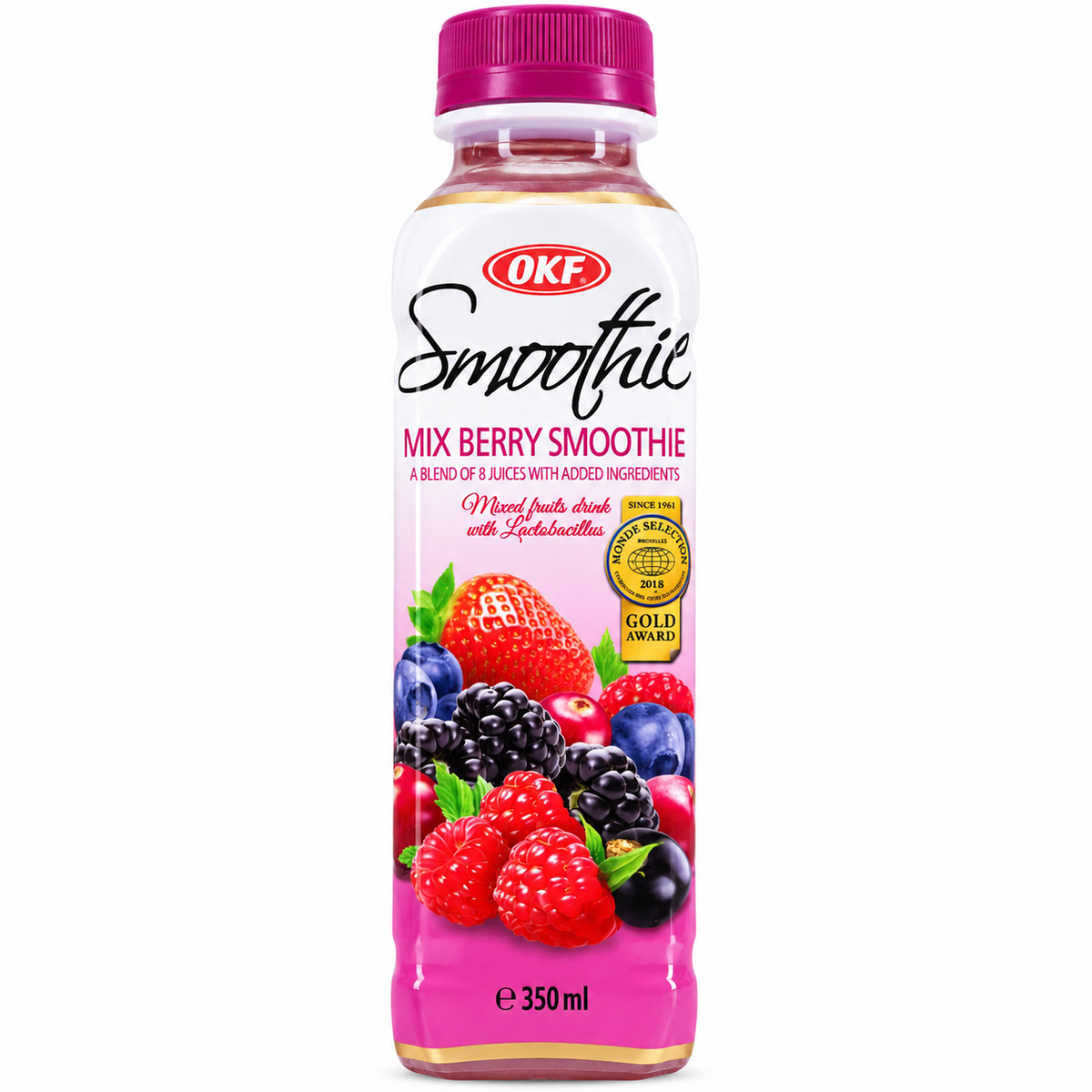 OKF Smoothie Mix Berry – Băutură cu Mix de Fructe de Pădure 350 ml
