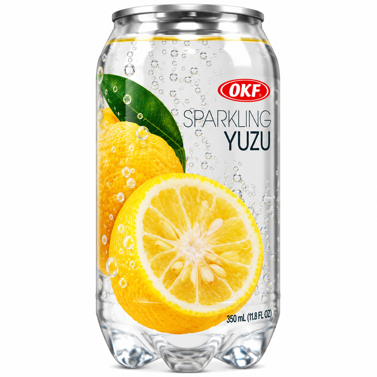 OKF Sparkling Yuzu – Băutură Carbogazoasă cu Aromă de Yuzu 350 ml