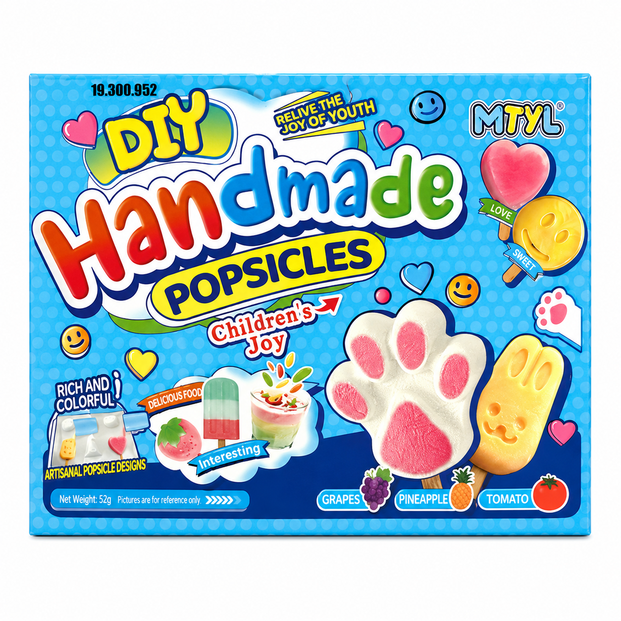 Kit DIY Handmade Popsicles – Set Creativ pentru Realizarea Înghețatelor pe Băț | 52 g