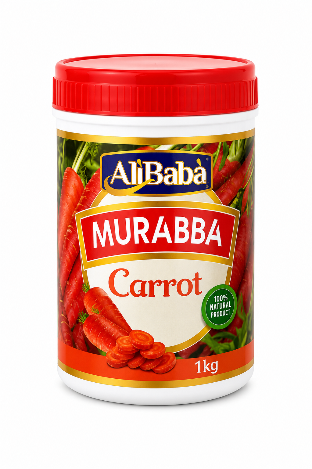 AliBaba Murabba Carrot 1kg – Dulceață Tradițională din Morcovi