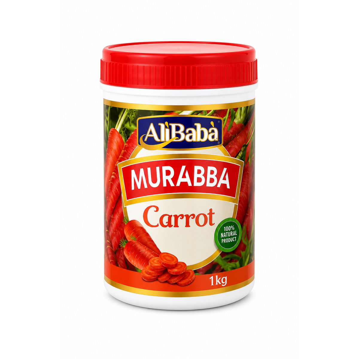 AliBaba Murabba Carrot 1kg – Dulceață Tradițională din Morcovi
