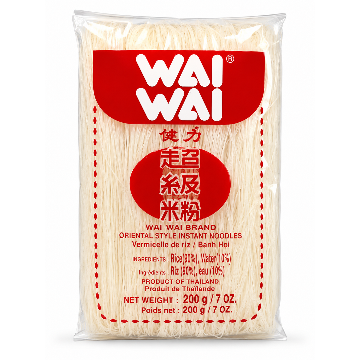 Wai Wai Vermicelli de Orez 200g – Tăiței de Orez Instant în Stil Asiatic