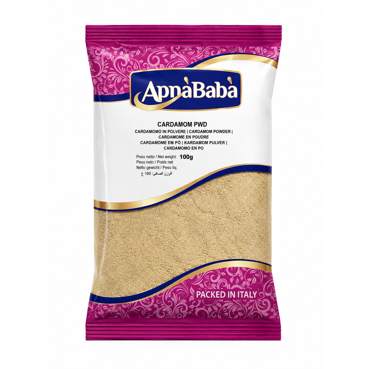 Cardamom Pudră ApnaBaba 100 g – Condiment Aromatic Premium