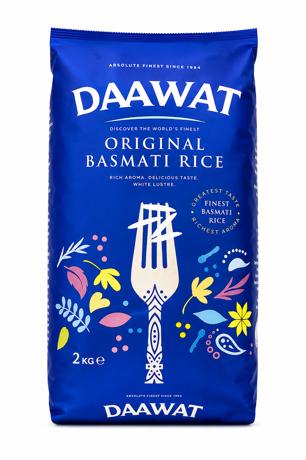 Daawat Original Basmati Rice 2kg – Orez Basmati Premium Aromat cu Bob Lung