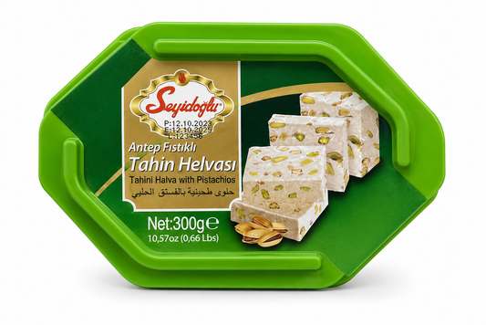 Seyidoğlu Tahin Helva cu Fistic (Antep Fıstıklı Tahin Helvası) 300 g