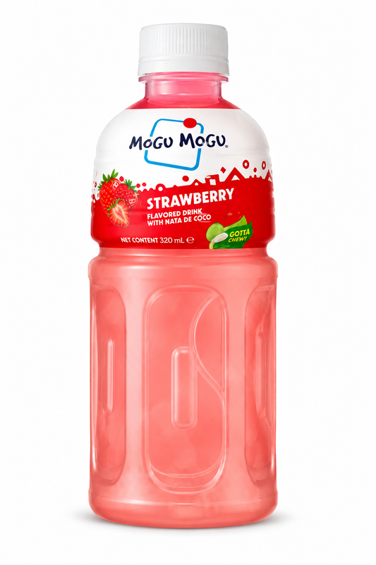 Mogu Mogu Strawberry Drink cu Nata de Coco 320 ml