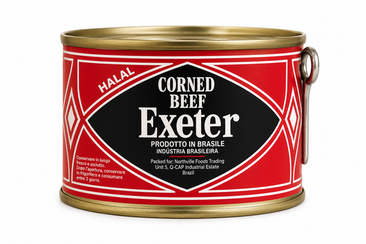 Exeter Corned Beef Halal 340g – Carne de Vită Conservată, Produs din Brazilia