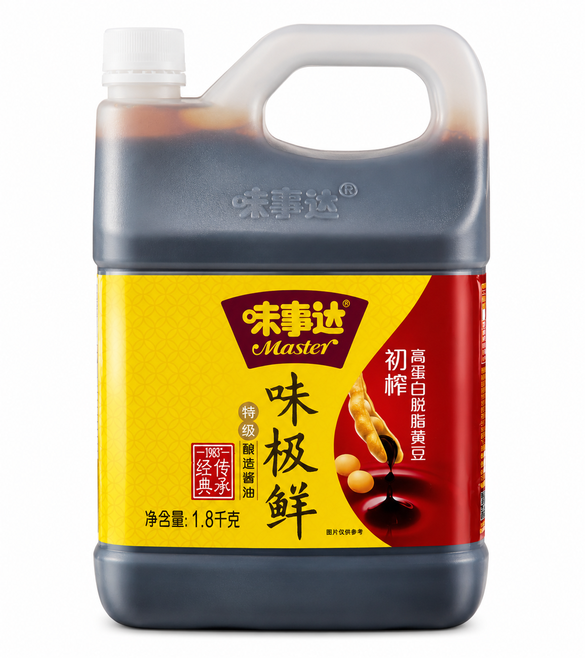 Master Sos de Soia Premium 1.8L – Sos de Soia Fermentat Natural pentru Bucătăria Asiatică