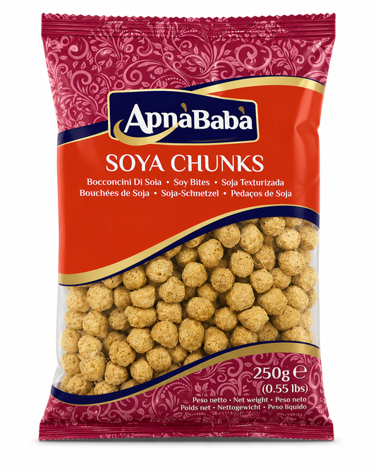 ApnaBaba Soya Chunks – Bucăți Texturate din Soia 250 g