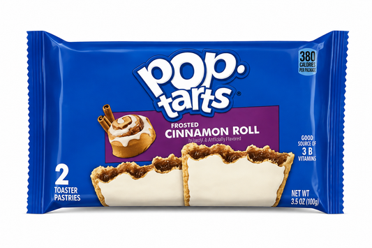 Pop-Tarts Frosted Cinnamon Roll – Prăjituri Toaster cu Scorțișoară 100 g (2 buc.)