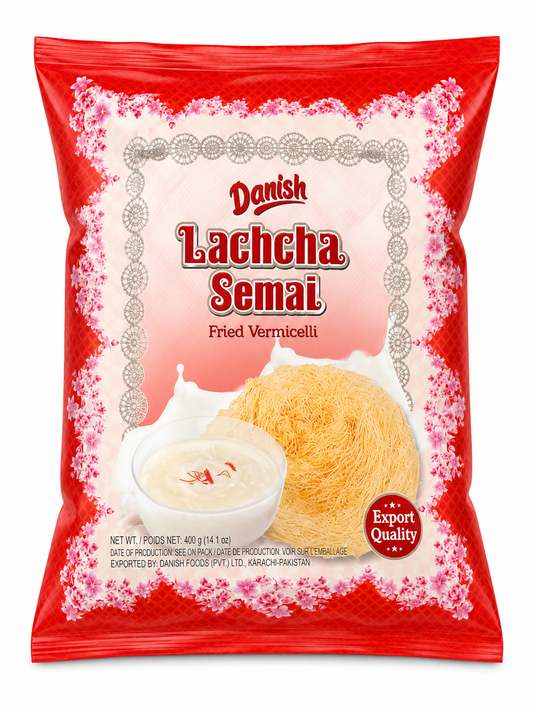 Danish Lachcha Semai Fried Vermicelli 400g – Tăiței Vermicelli Prăjiți pentru Deserturi Tradiționale