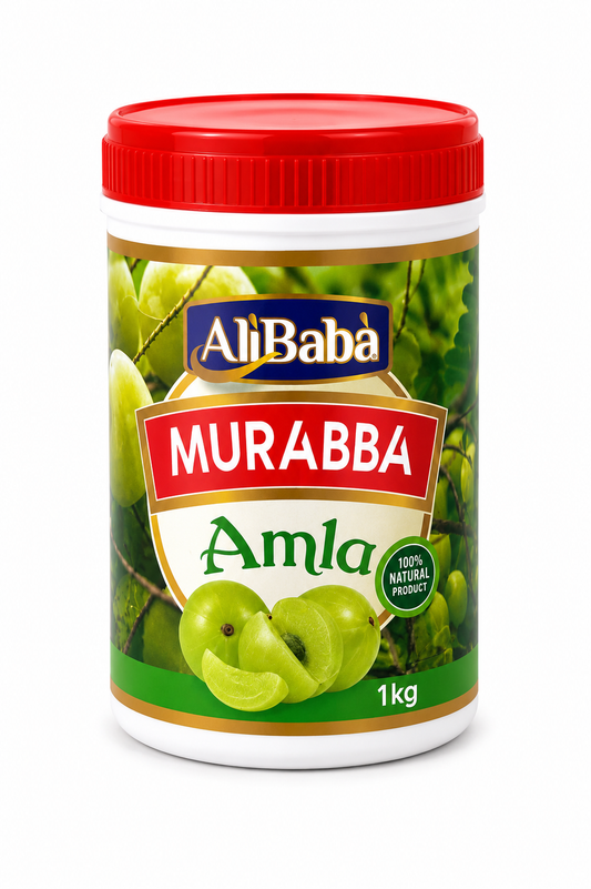 AliBaba Murabba Amla 1kg – Dulceață Tradițională din Agrișe Indiene