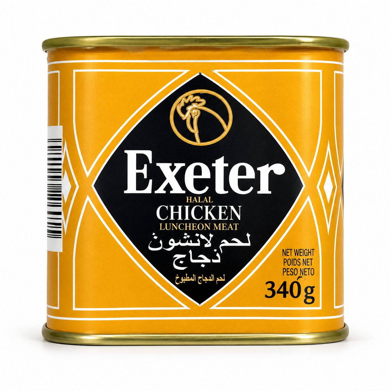 Exeter Chicken Luncheon Meat Halal 340g – Conservă din Carne de Pui, Produs din Brazilia