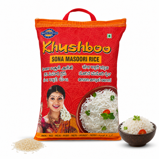 Khushboo Sona Masoori Rice 10 kg – Orez Indian Premium