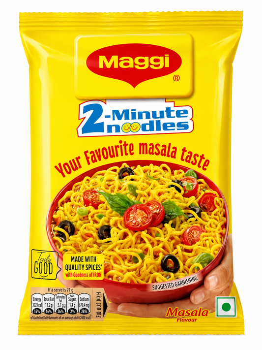 Tăiței Instant Maggi 2-Minute Noodles cu Aromă Masala 70 g