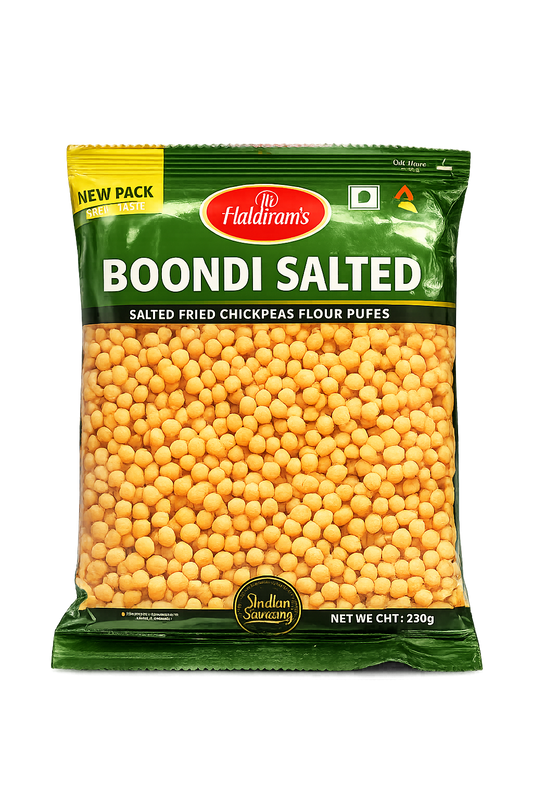 Haldiram's Boondi Salted 200g – Gustare Crocantă din Făină de Năut