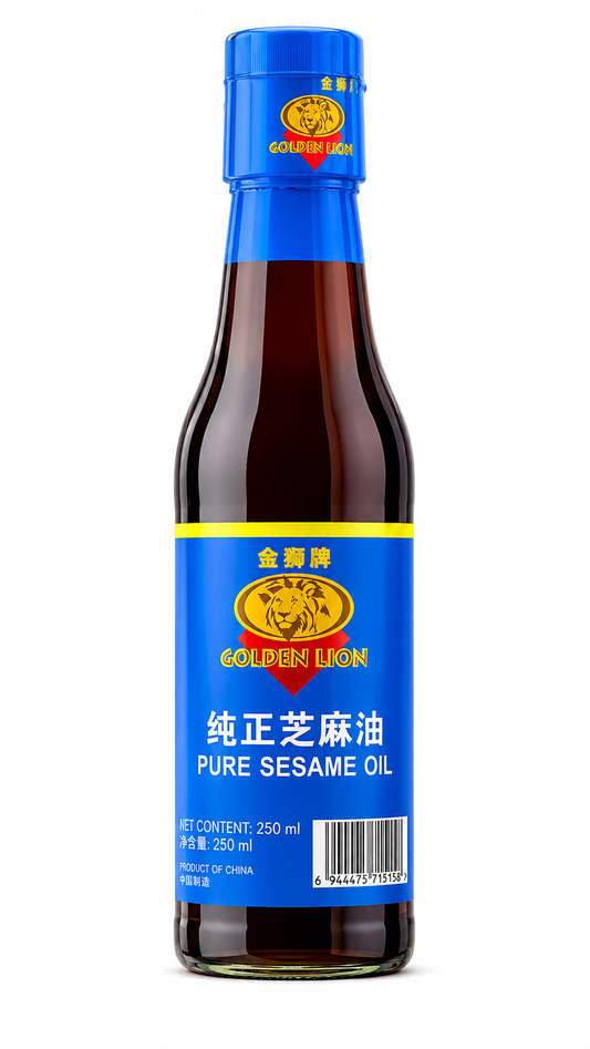 Golden Lion Ulei Pur de Susan 250ml – Pure Sesame Oil pentru Bucătăria Asiatică