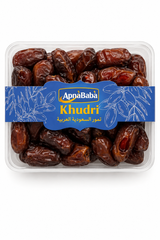 ApnaBaba Khudri Dates – Curmale Khudri Premium din Arabia Saudită
