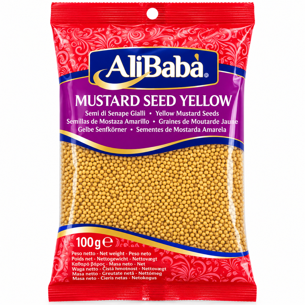 Ali Baba Mustard Seed Yellow – Semințe de Muștar Galben 100 g