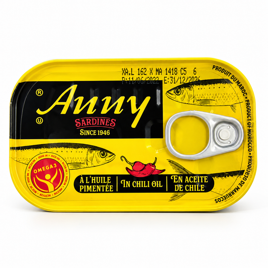 Anny Sardine în Ulei Picant (Chili Oil) – 121 g