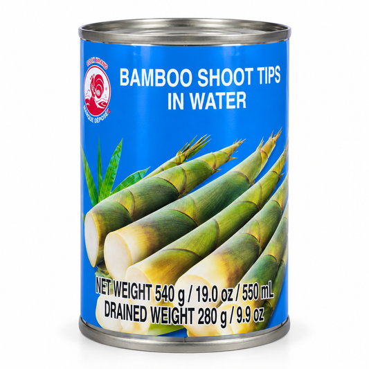 Vârfuri de Bambus în Apă (Bamboo Shoot Tips) – 540 g