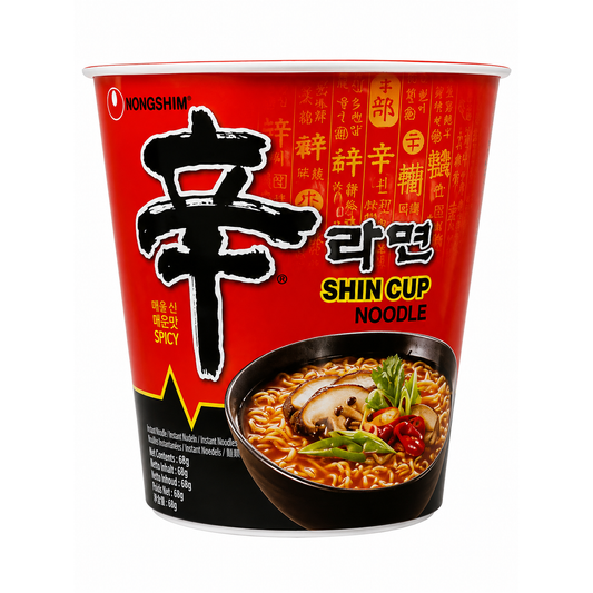 Nongshim Shin Cup Noodle – Ramen Coreean Picant 68g