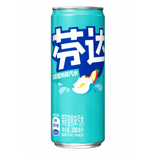 Fanta Jasmine Peach – Băutură Carbogazoasă cu Iasomie și Piersică 330ml
