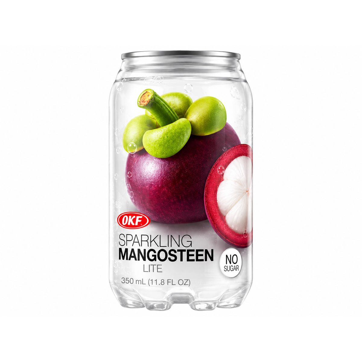 OKF Sparkling Mangosteen Lite – Băutură Carbogazoasă cu Mangostan, Fără Zahăr 350 ml