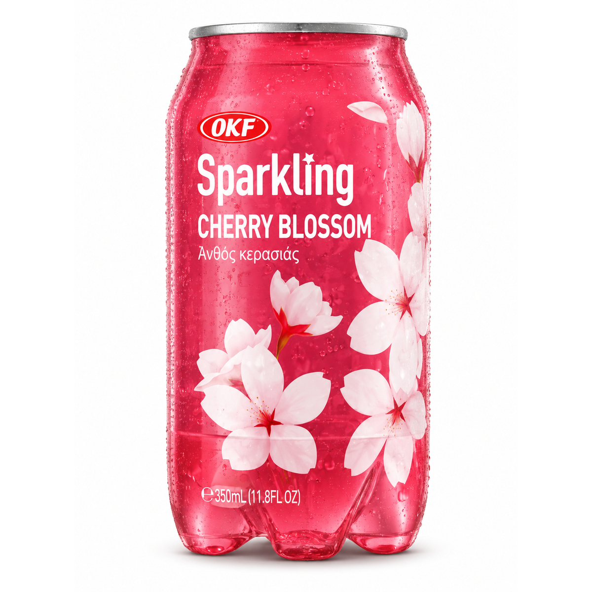 OKF Sparkling Cherry Blossom – Băutură Carbogazoasă cu Aromă de Flori de Cireș 350 ml